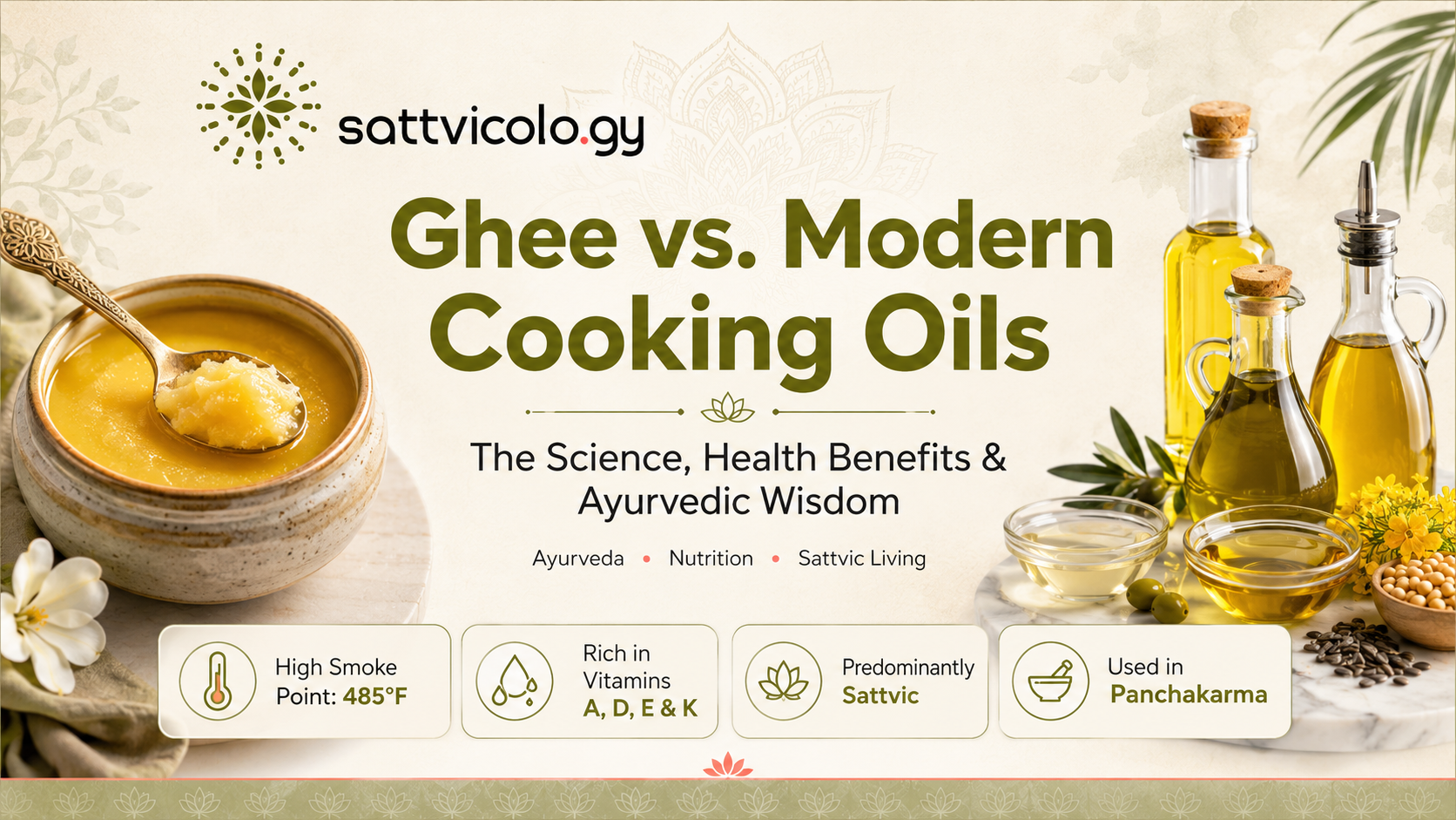 Ghee vs. Modern Cooking Oils