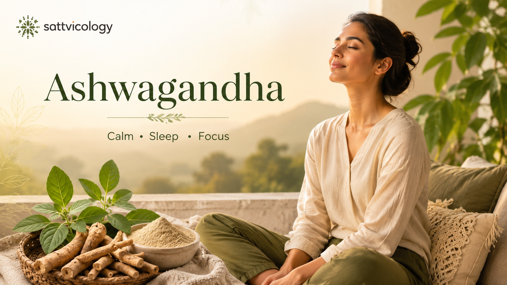 Ashwagandha for stress anxiety sleep cortisol focus