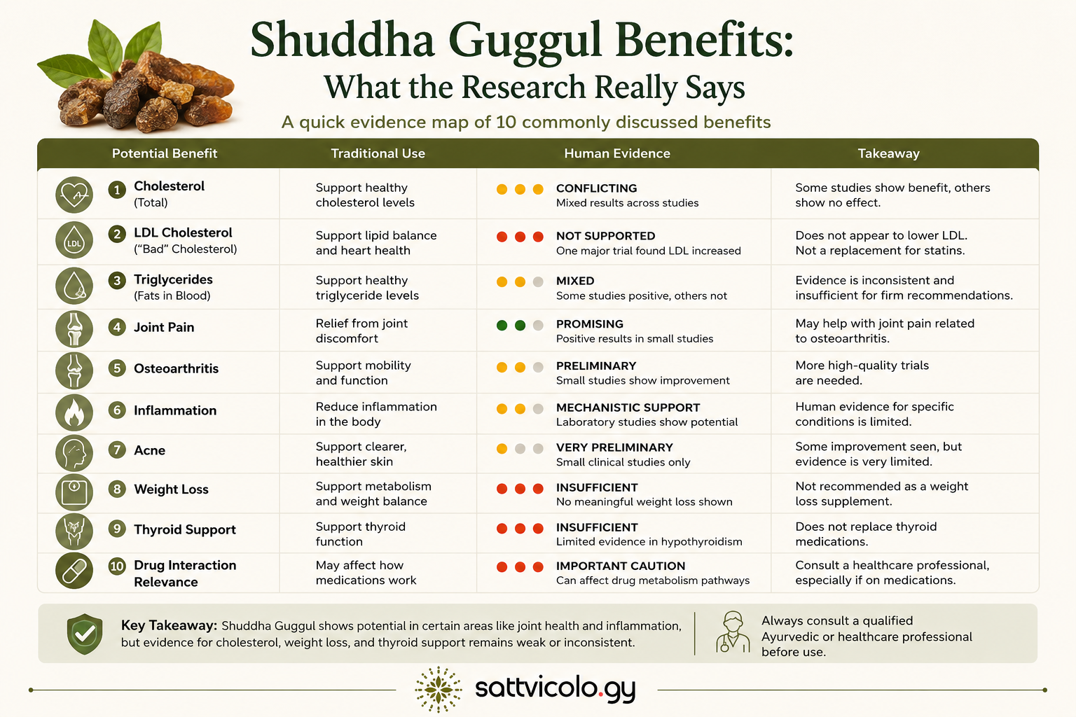 Shuddha Guggul benefits